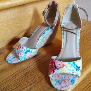 Boutique Floral Spring Wedges